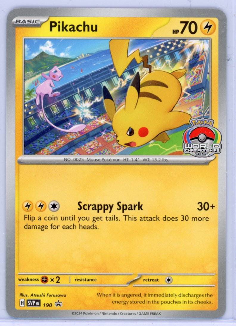 Pikachu - 190 - SV: Scarlet & Violet Promo Cards
