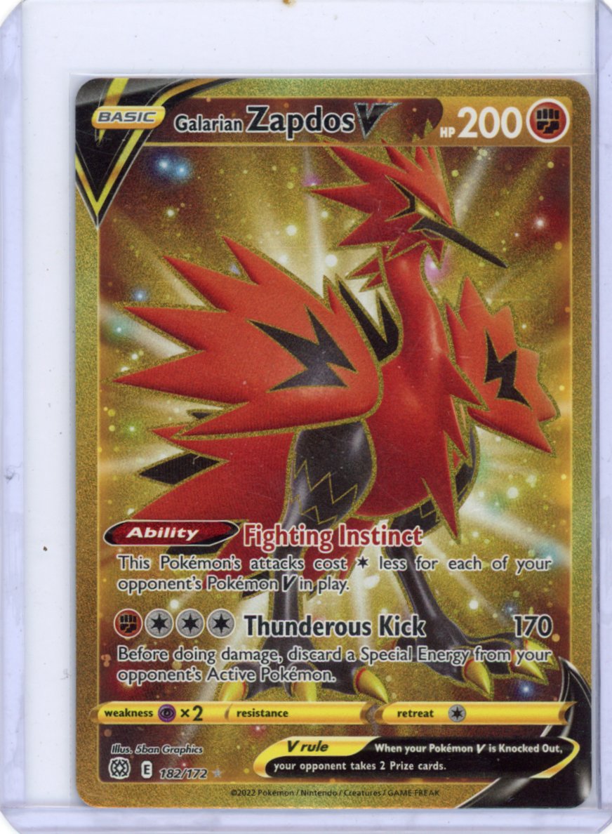 Galarian Zapdos V (Secret) - SWSH09: Brilliant Stars