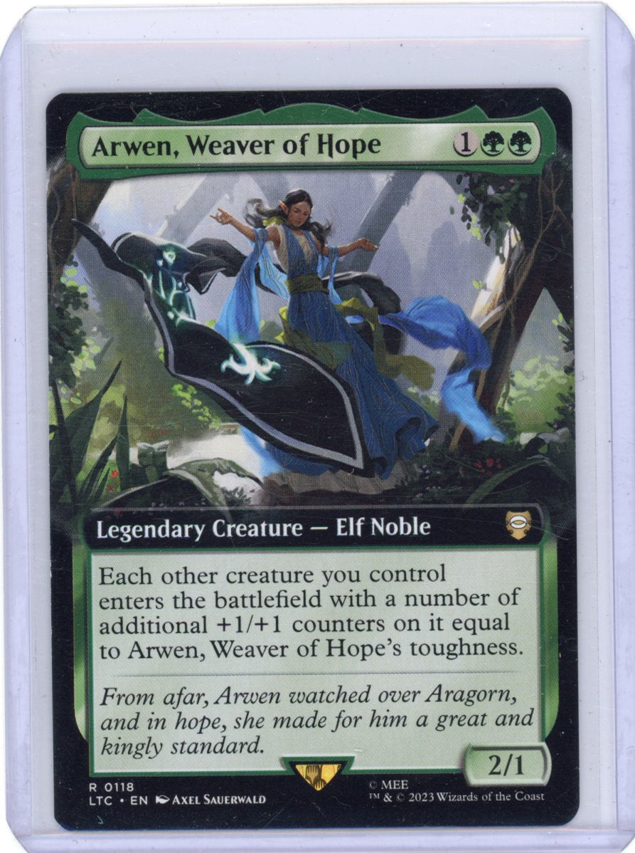 Arwen, Weaver of Hope (Extended Art) - Commander: The Lord of the Rings: Tales of Middle-earth (LTC)