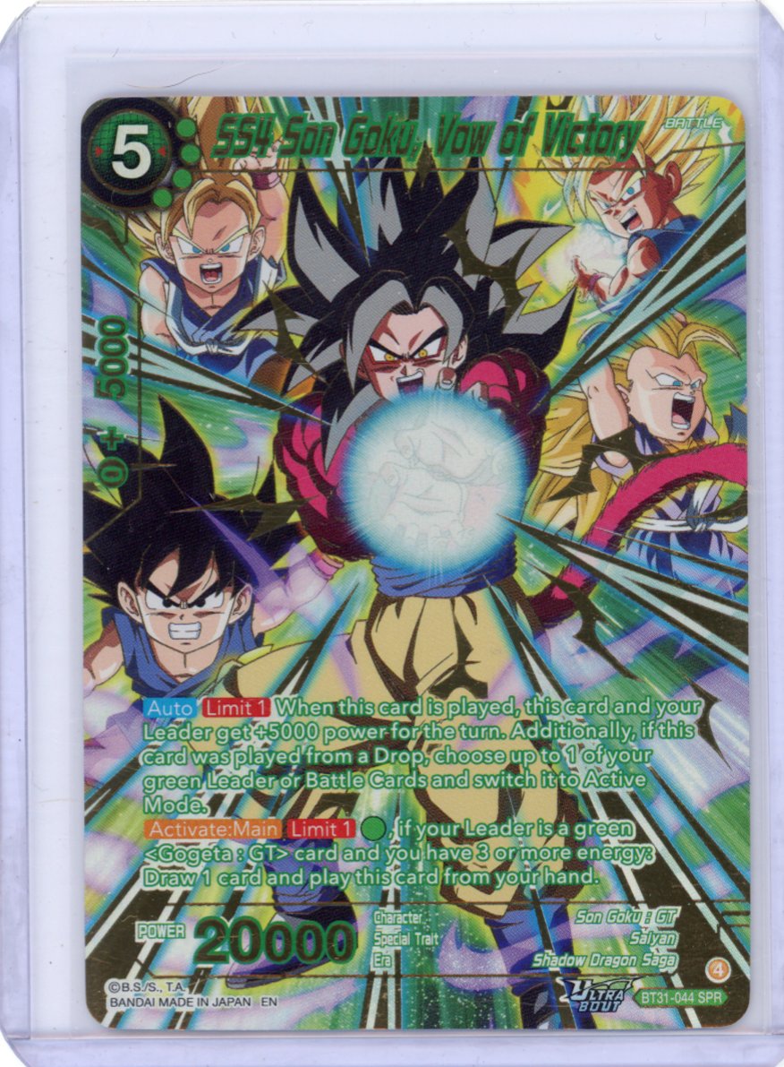SS4 Son Goku, Vow of Victory (SPR) - Impact Beyond Dimensions