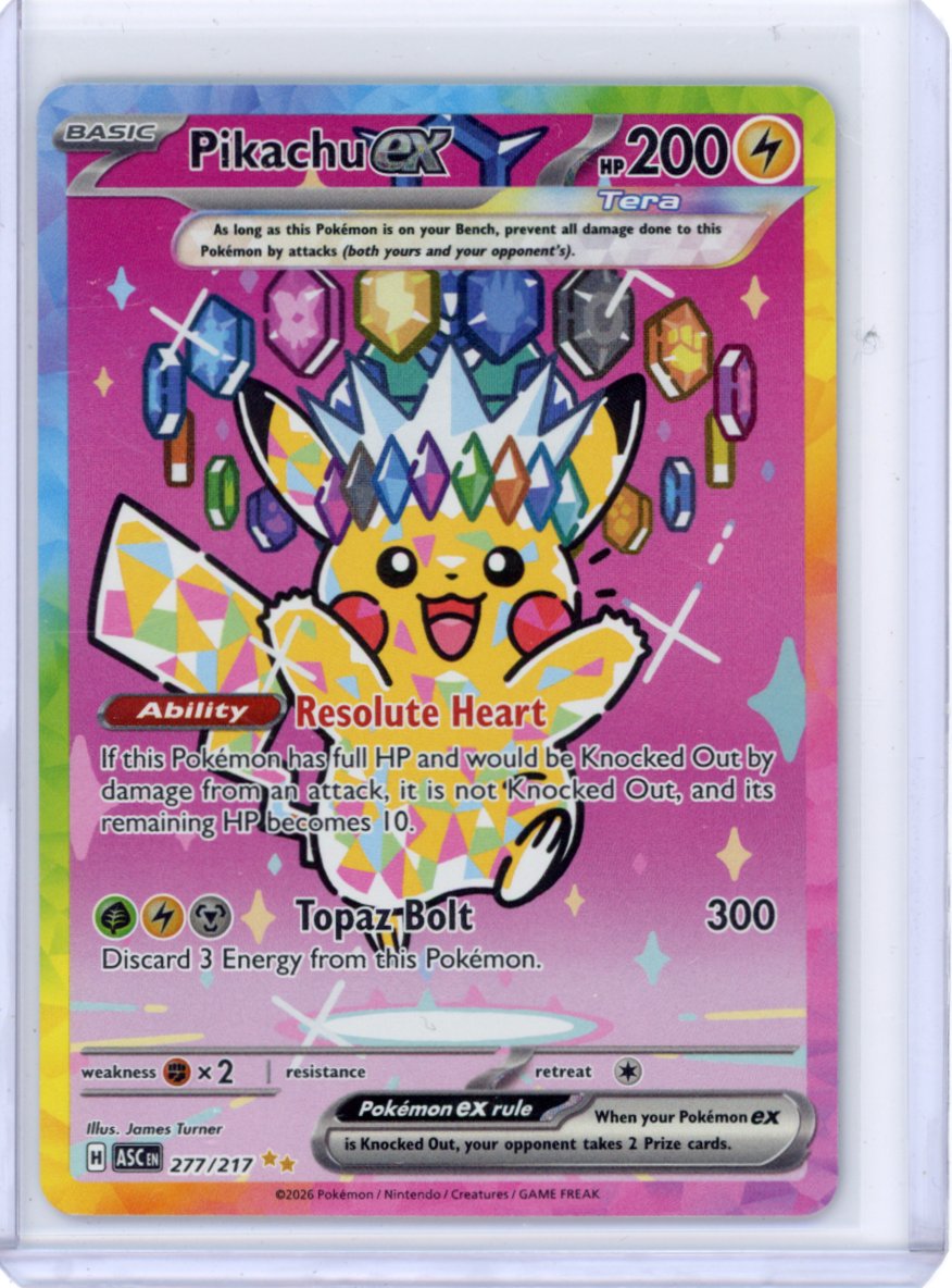 Pikachu ex - 277/217 - ME: Ascended Heroes (ASC)