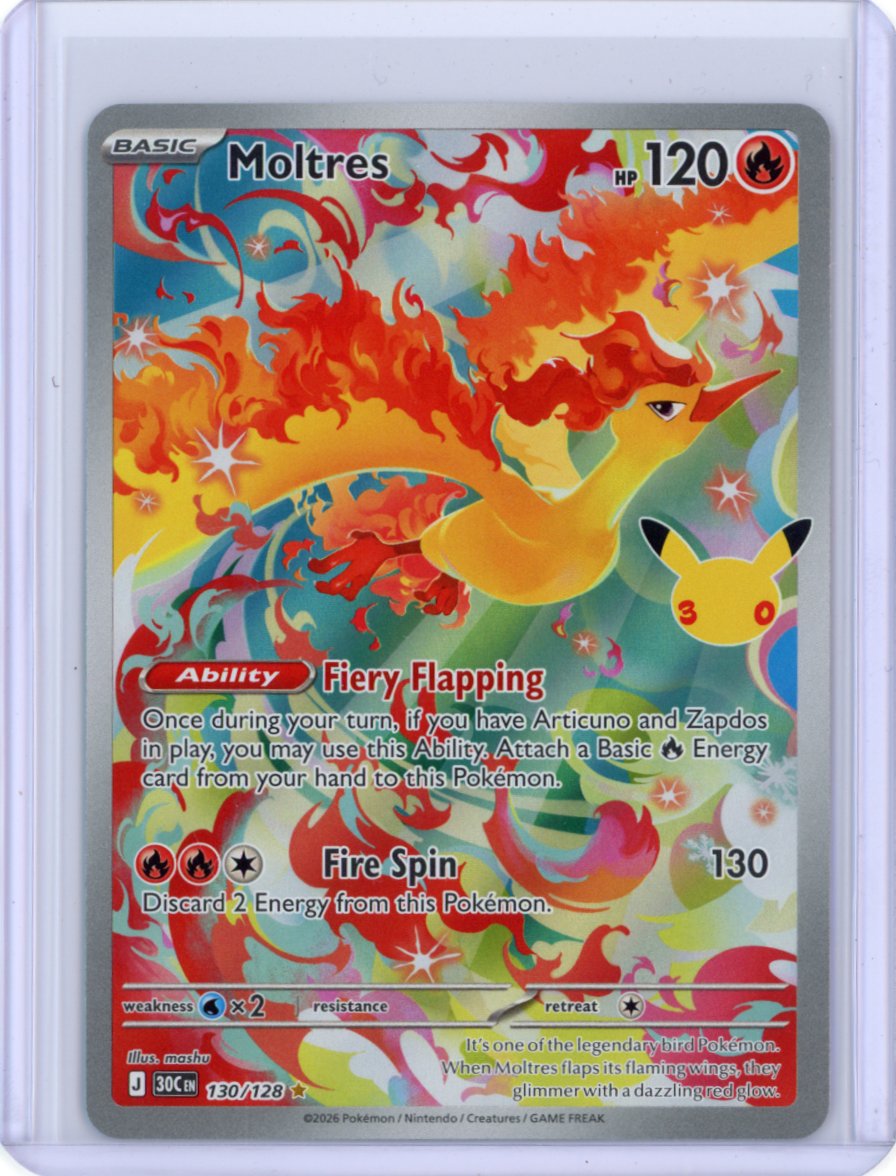 Moltres - 130/128 - ME: 30th Celebration