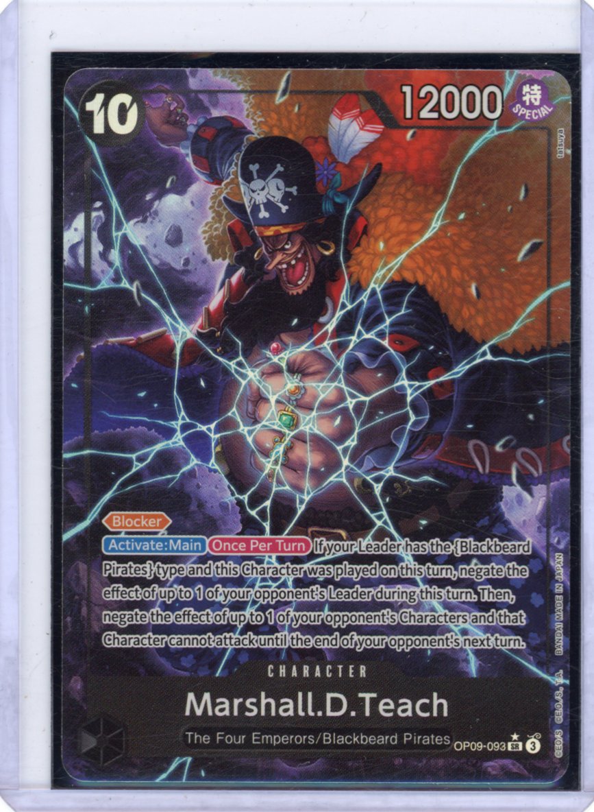 Marshall.D.Teach (093) (Alternate Art) - Emperors in the New World (OP09)