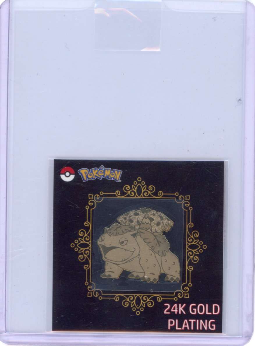 2023 Korean Candy Sticker 24K Gold Plating - Venusaur