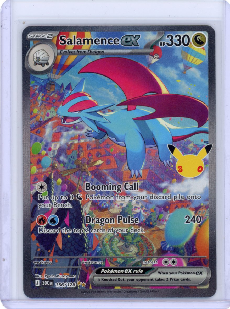 Salamence ex - 156/128 - ME: 30th Celebration