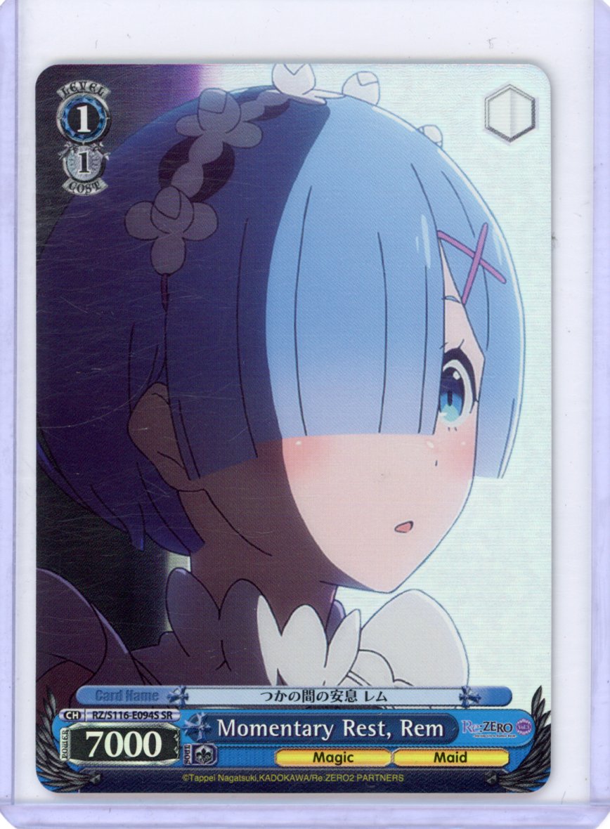 Momentary Rest, Rem (SR) - Re:ZERO -Starting Life in Another World- Vol.3 (RZ/)