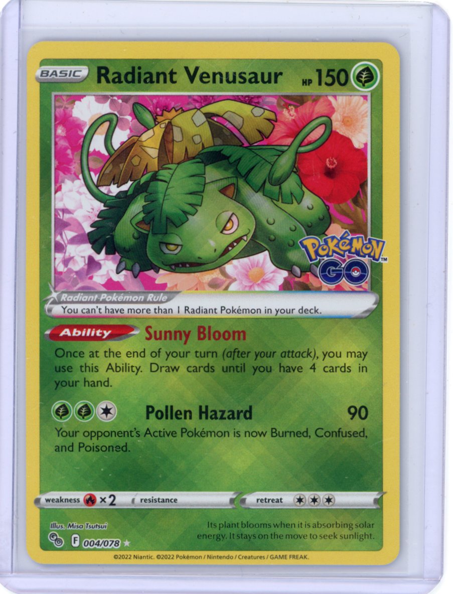 Radiant Venusaur - Pokemon GO (PGO)
