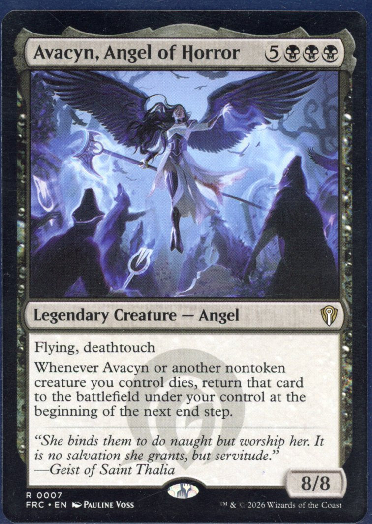 Avacyn, Angel of Horror (Extended Art) - Commander: Reality Fracture (FRC)