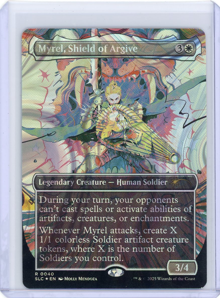 Myrel, Shield of Argive (Halo Foil) - Secret Lair Countdown