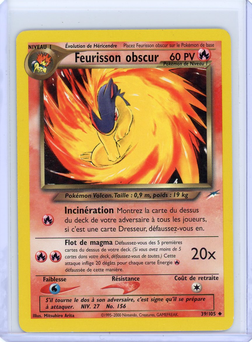 Dark Quilava Neo Destiny -39/105- Feurisson Obscur {French}