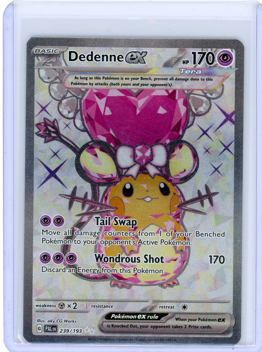 Dedenne ex - 239/193 - SV02: Paldea Evolved