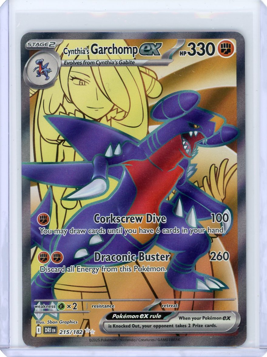Cynthia's Garchomp ex - 215/182