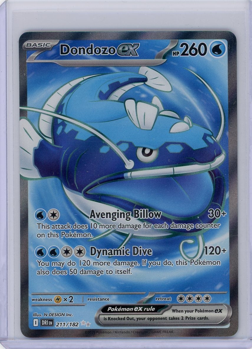 Dondozo ex - 211/182 - SV10: Destined Rivals