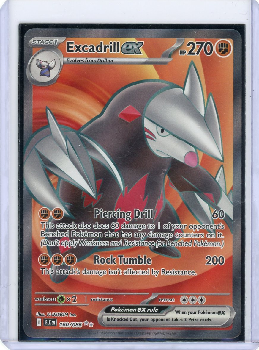 Excadrill ex - 160/086 - SV: Black Bolt