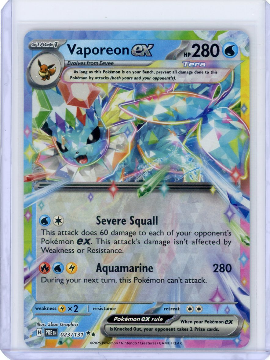 Vaporeon ex - 023/131 - SV: Prismatic Evolutions