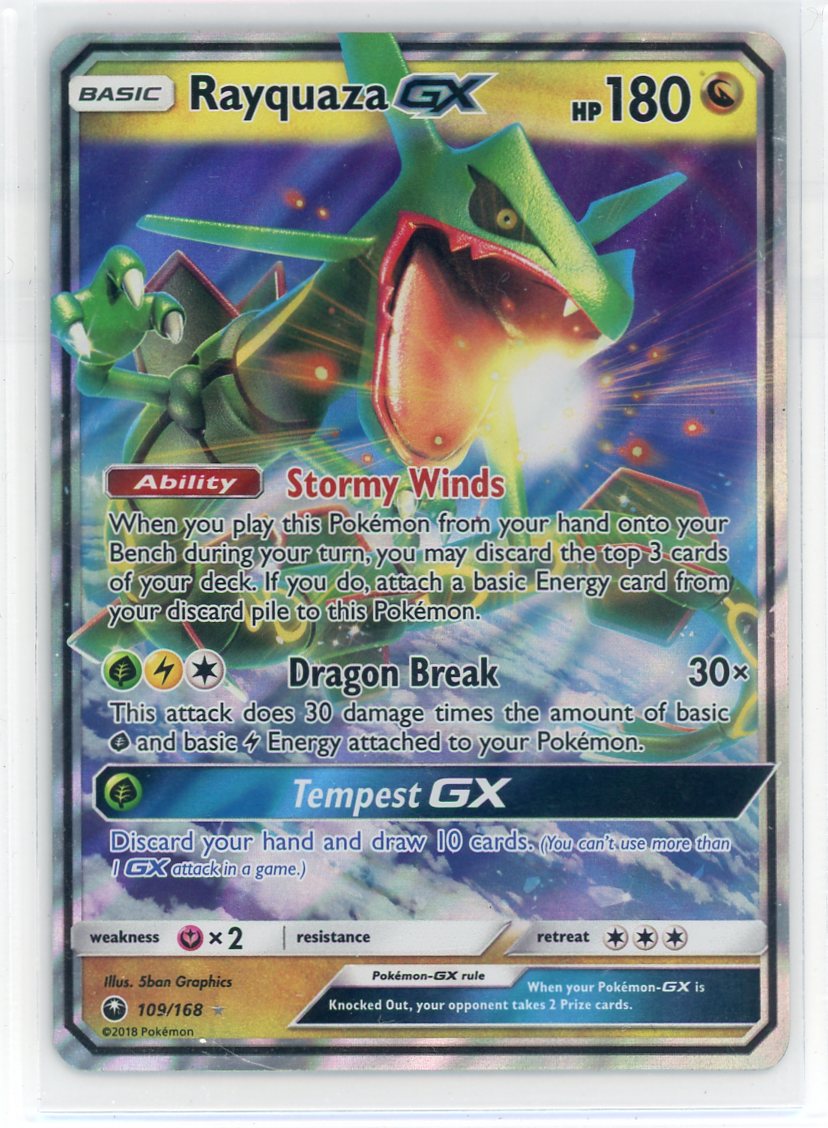 Rayquaza GX - SM - Celestial Storm 109/168