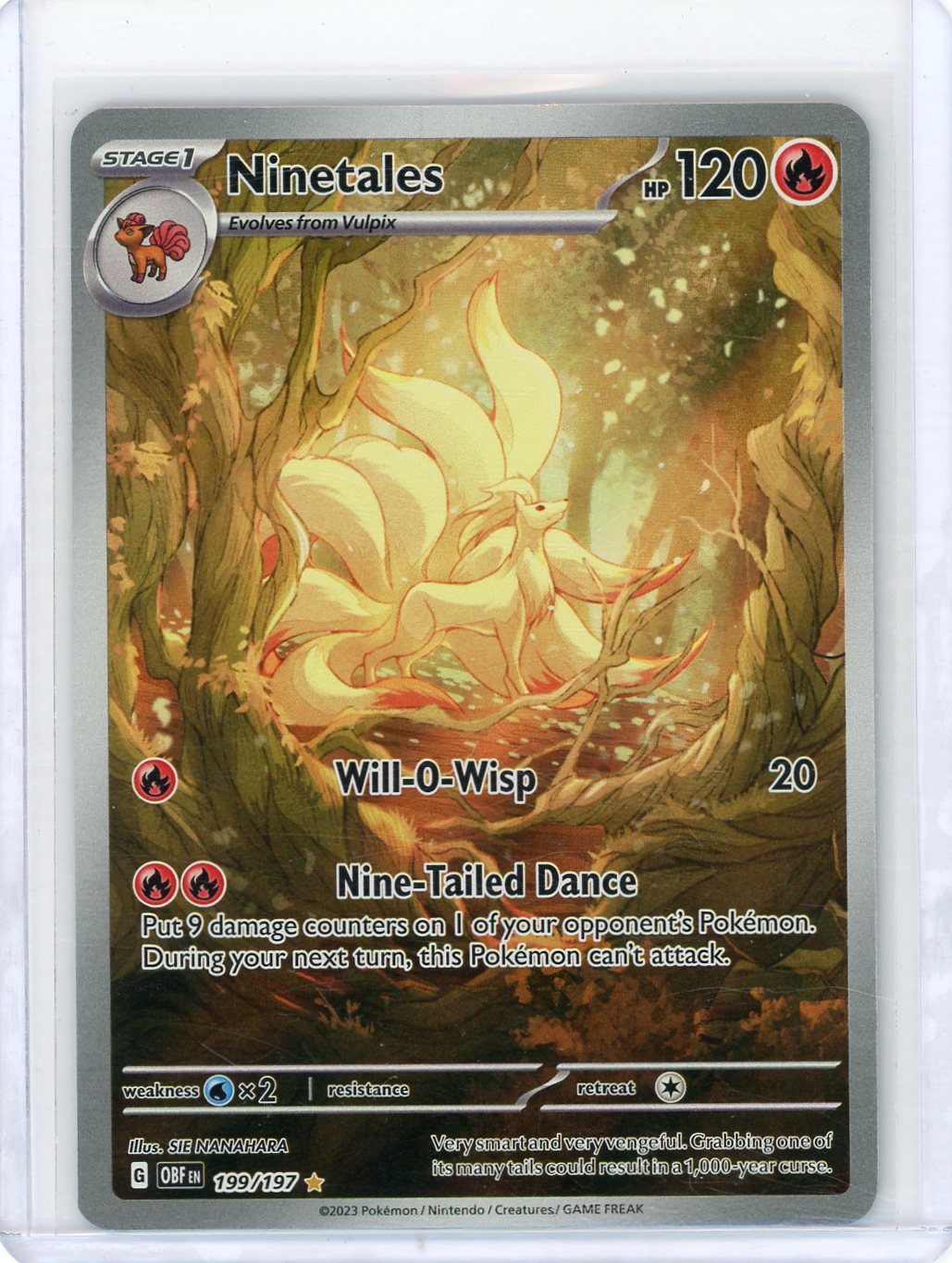 Ninetales -199/197 - SV03: Obsidian Flames