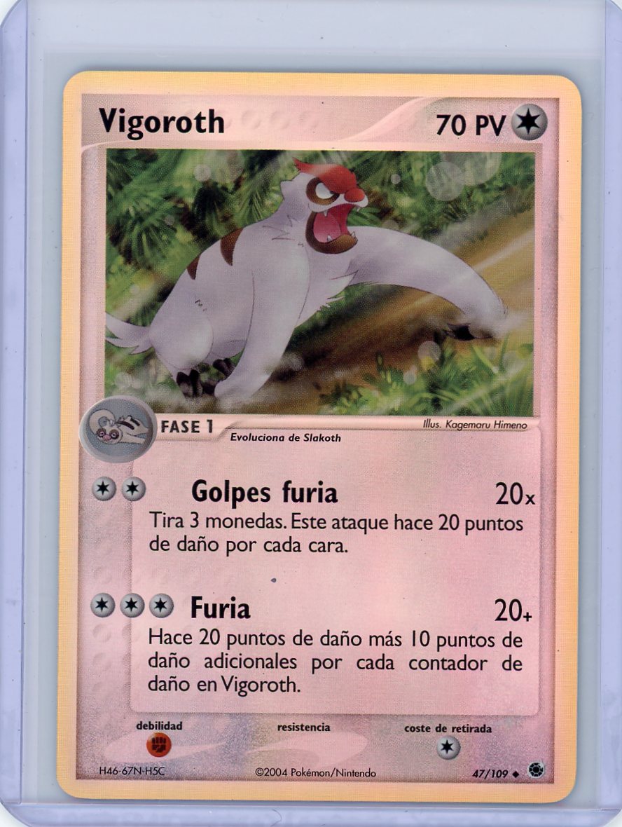 Vigoroth - Ruby and Sapphire - Reverse Holo - Spanish