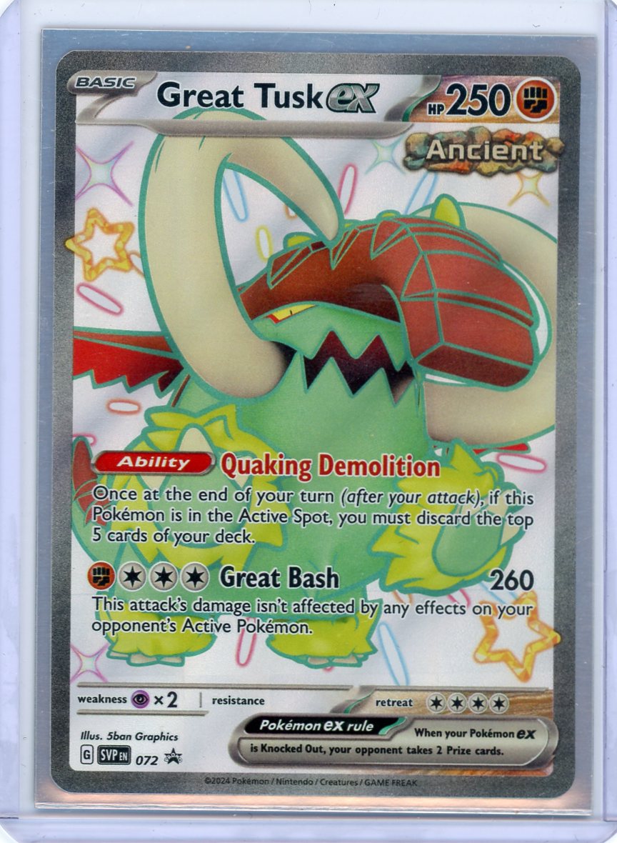 Great Tusk ex - 072 - SV: Scarlet & Violet Promo Cards