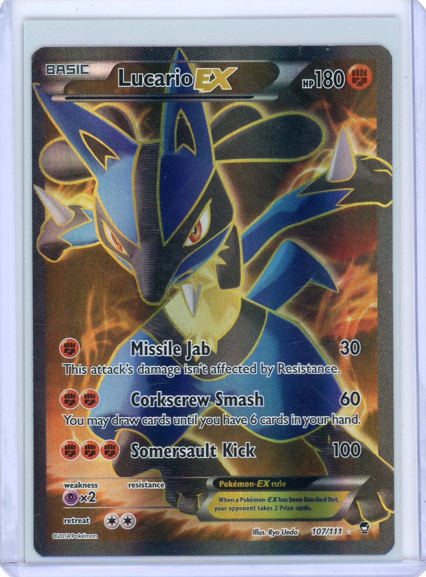 Lucario EX (107 Full Art) - XY - Furious Fists