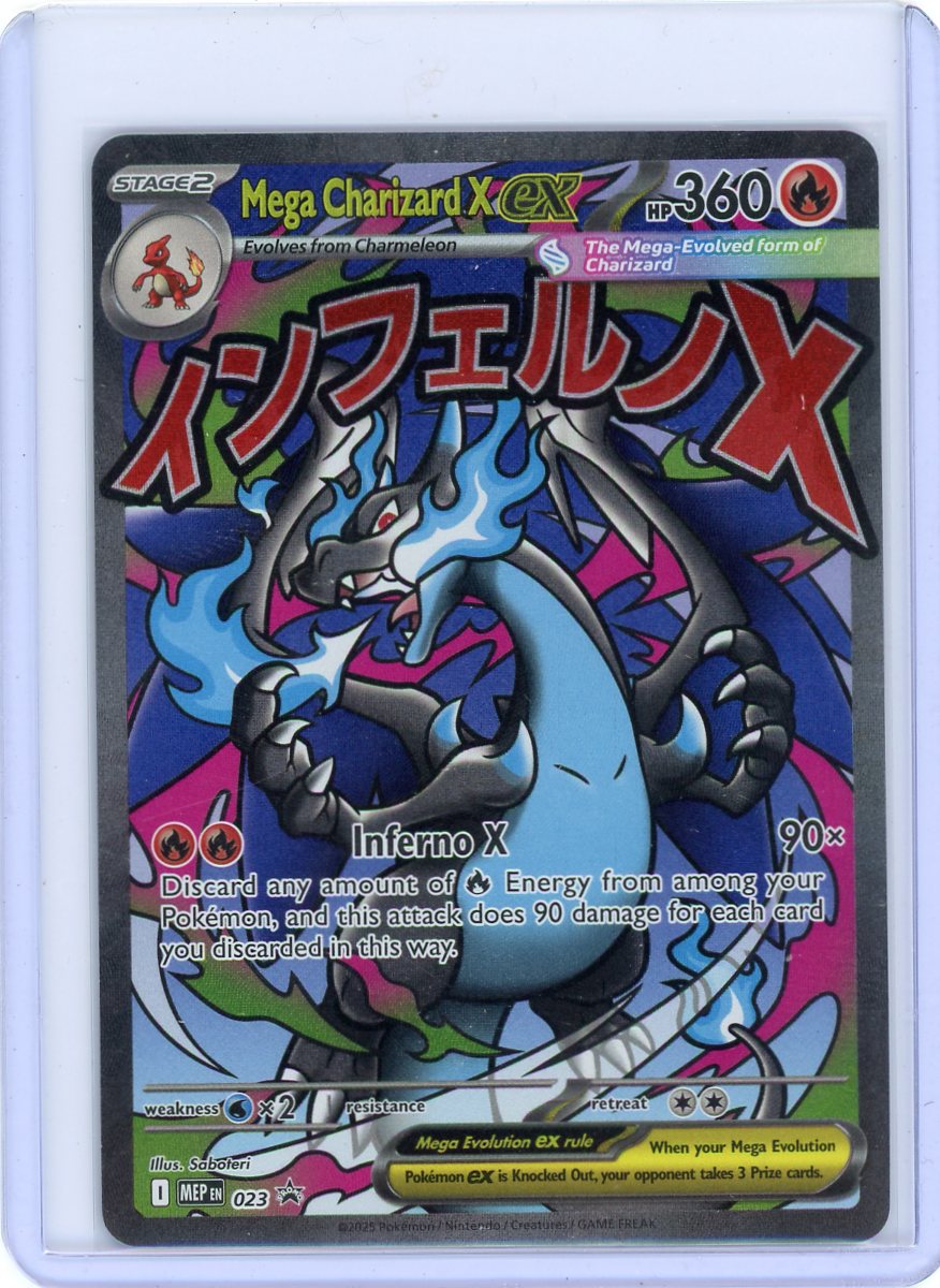 Mega Charizard X ex - 023 - ME: Mega Evolution Promo
