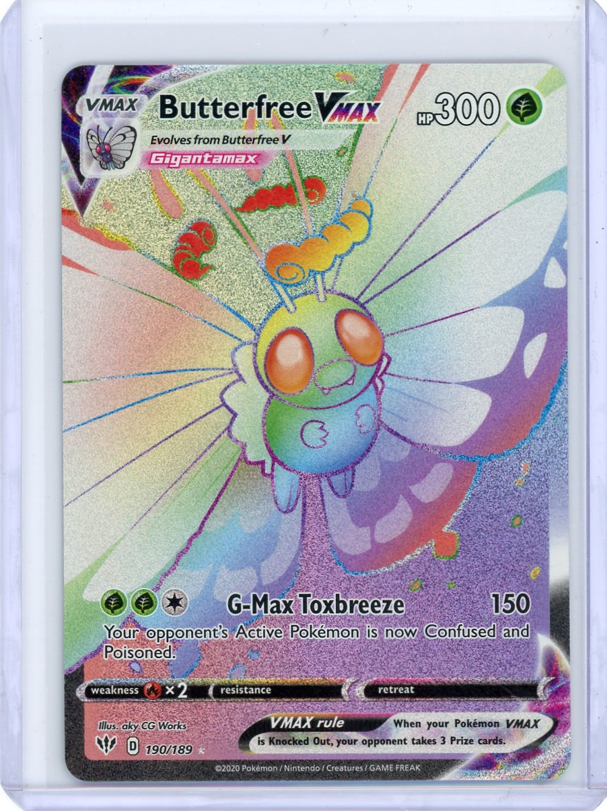Butterfree VMAX (Secret) - SWSH03: Darkness Ablaze