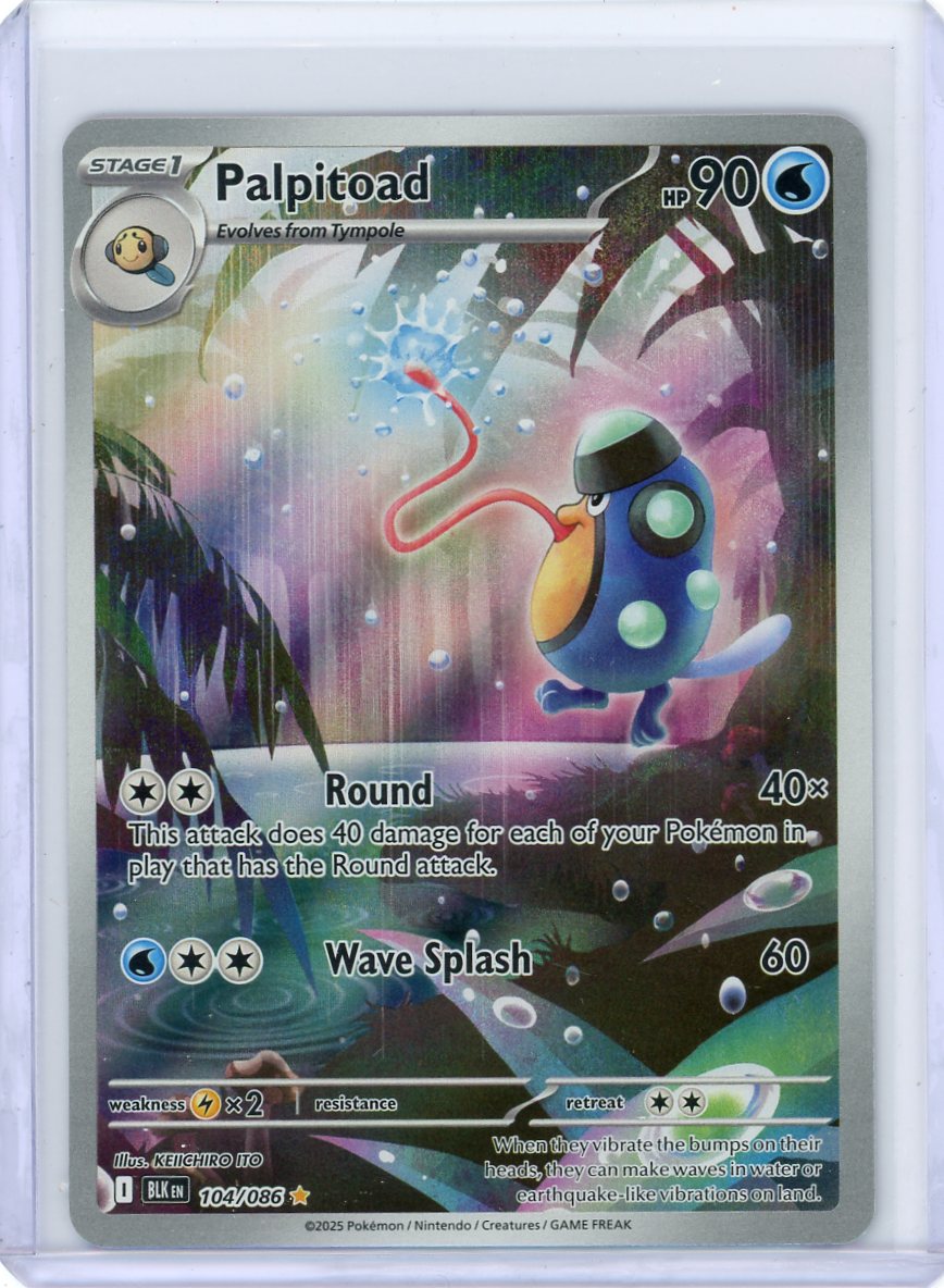 Palpitoad - 104/086 - SV: Black Bolt