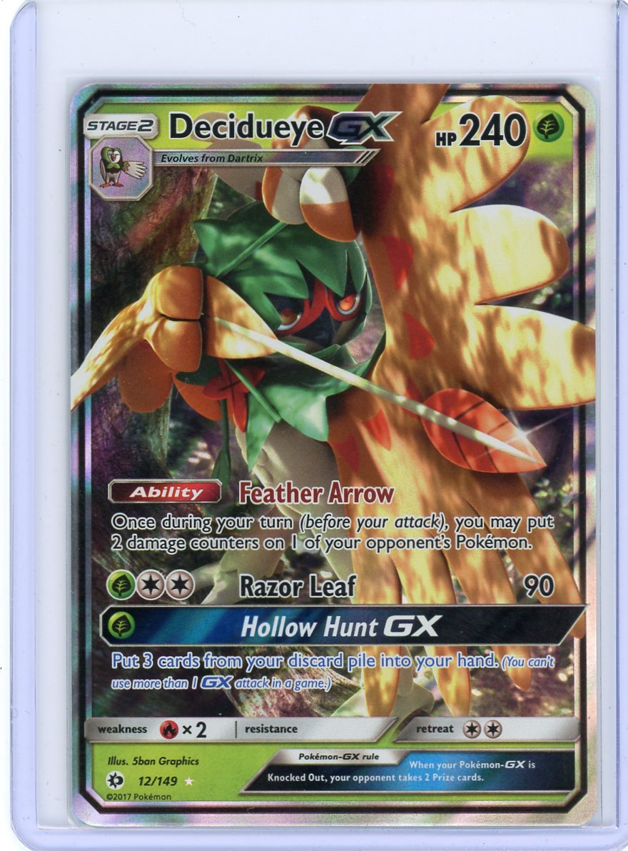 Decidueye GX - SM Base Set 12/149
