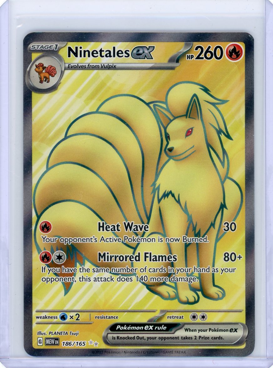 Ninetales ex - 186/165 - SV: Scarlet & Violet 151