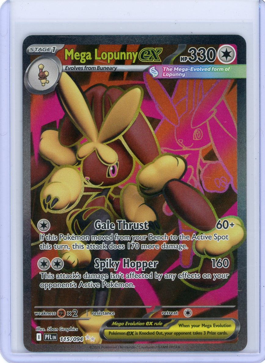 Mega Lopunny ex - 115/094 - ME02: Phantasmal Flames