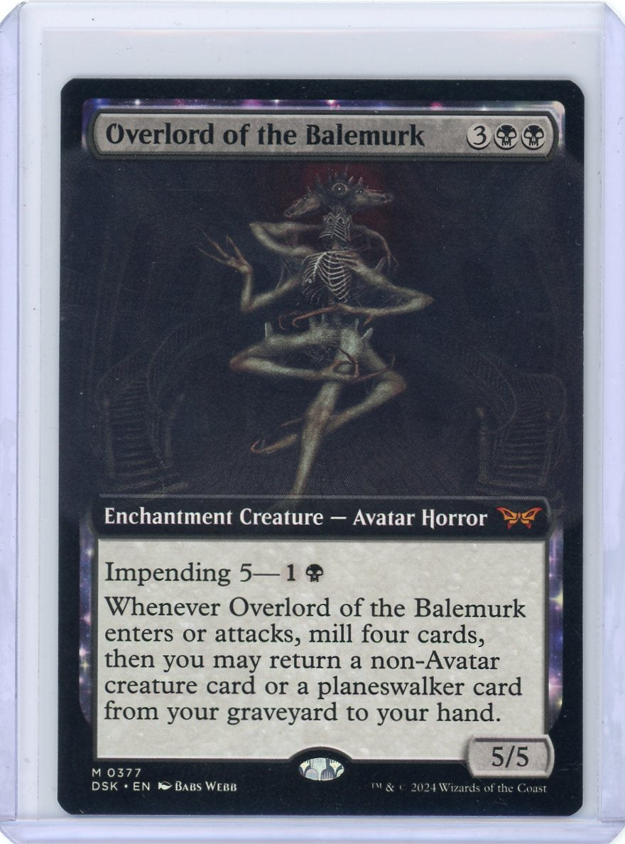 Overlord of the Balemurk (Extended Art) - Duskmourn: House of Horror