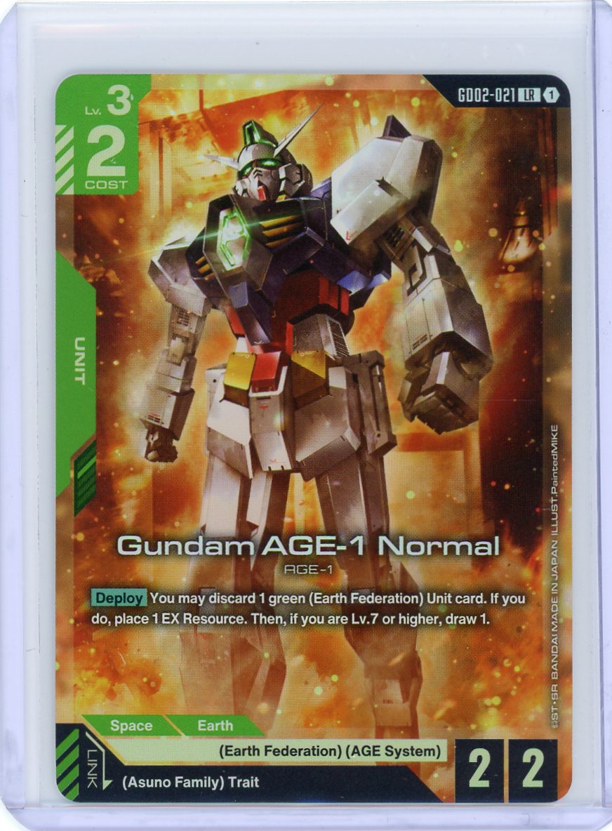 Gundam AGE-1 Normal - Dual Impact Holo Horse Games LLC Gundam AGE-1 Normal - Dual Impact Holo Horse Games LLC