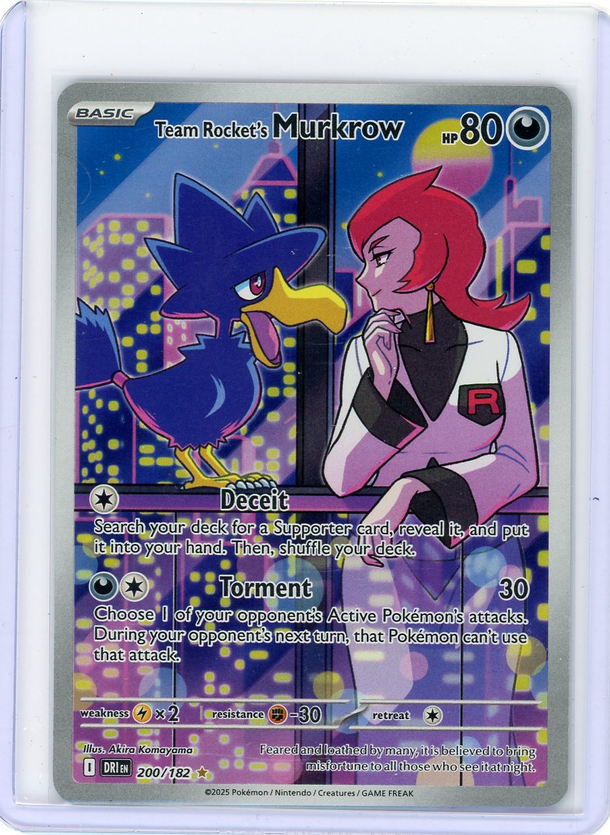 Team Rocket's Murkrow - 200/182 - SV10: Destined Rivals