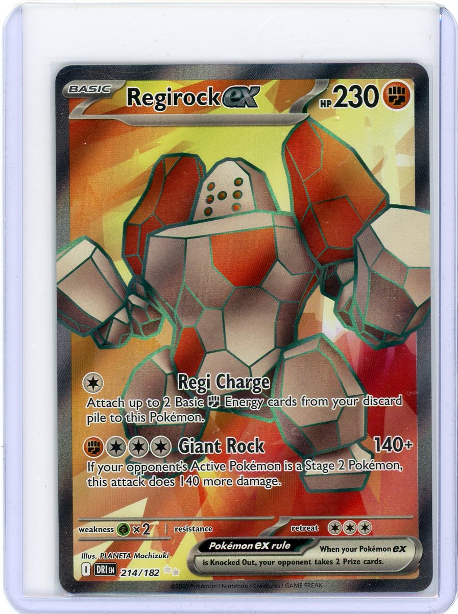 Regirock ex - 214/182 - SV10: Destined Rivals