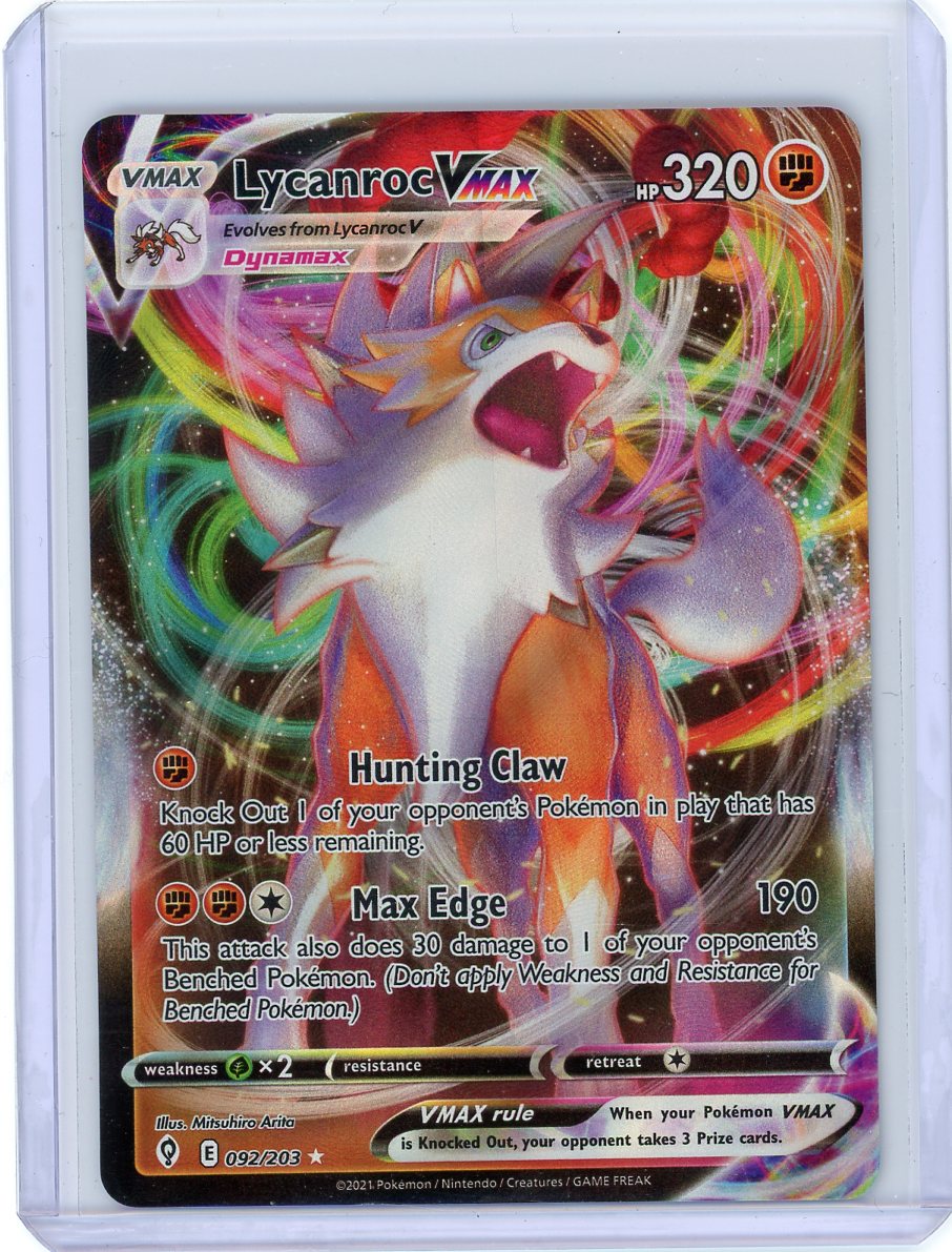 Lycanroc VMAX - SWSH07: Evolving Skies