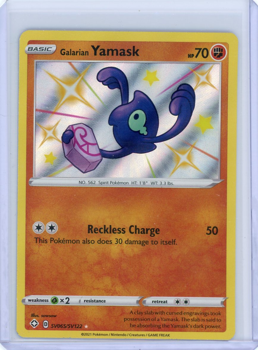 Galarian Yamask - Shining Fates: Shiny Vault