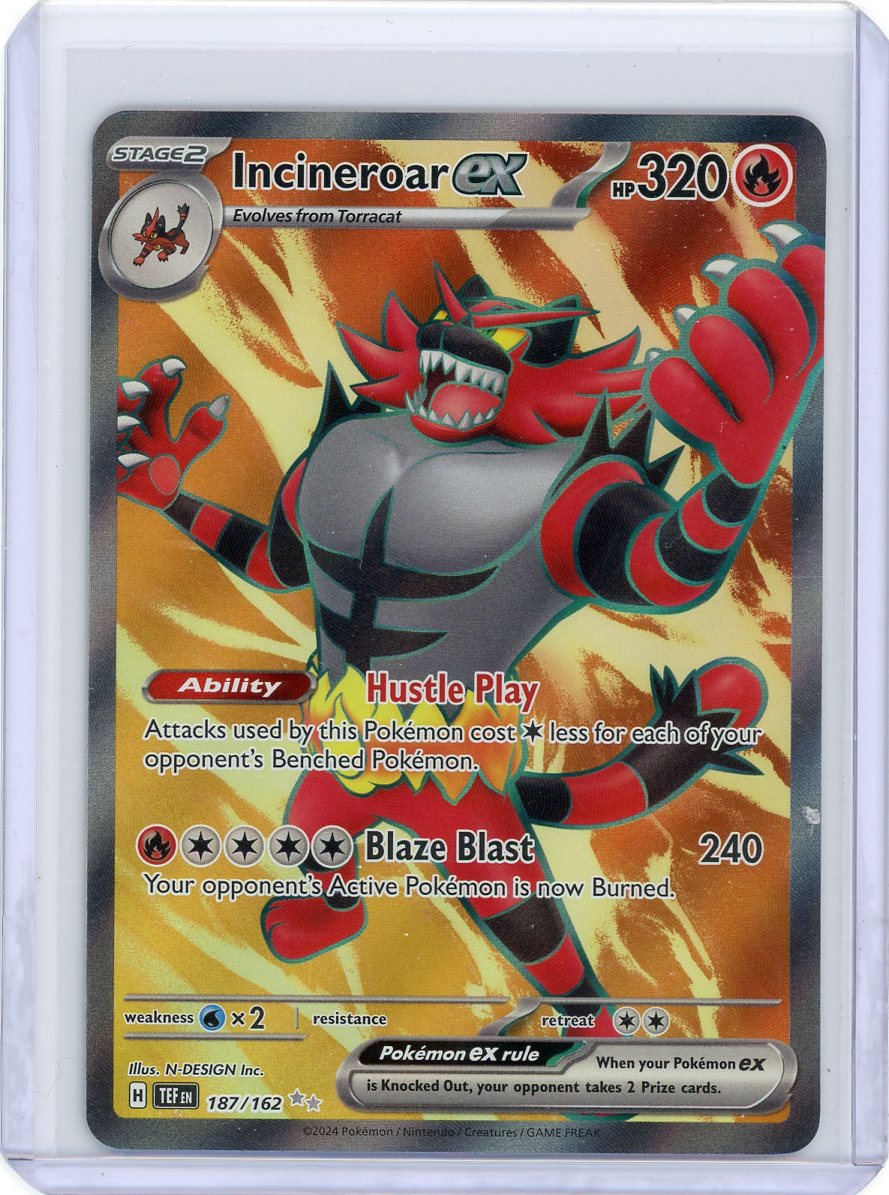 Incineroar ex - 187/162 - SV05: Temporal Forces