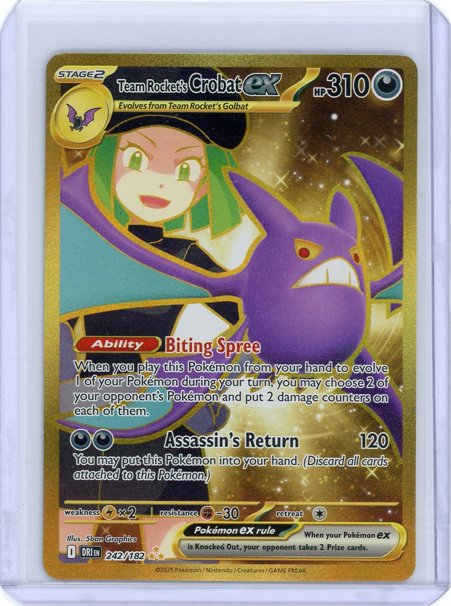 Team Rocket's Crobat ex - 242/182 - SV10: Destined Rivals