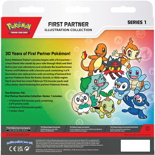 Pokemon TCG: First Partner- Illustration Collection Case (Series 1)