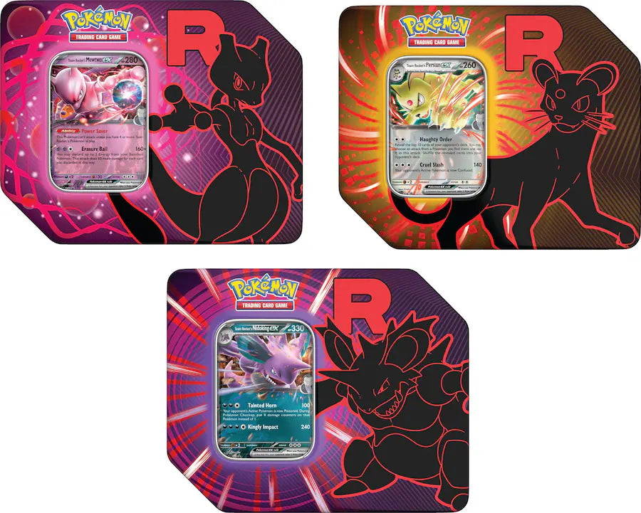 Pokémon TCG: Team Rocket Tin [Random]