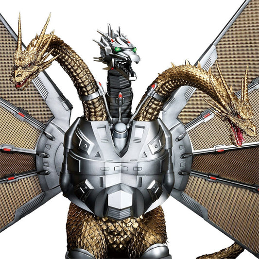 Godzilla Figure: Ichibansho Sofvics Figure- Mecha-King Ghidorah (1991)