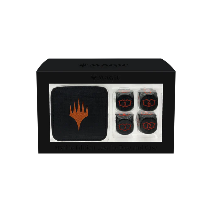 Mythic Edition Loyalty Dice (4ct) and Case for Magic: The Gathering