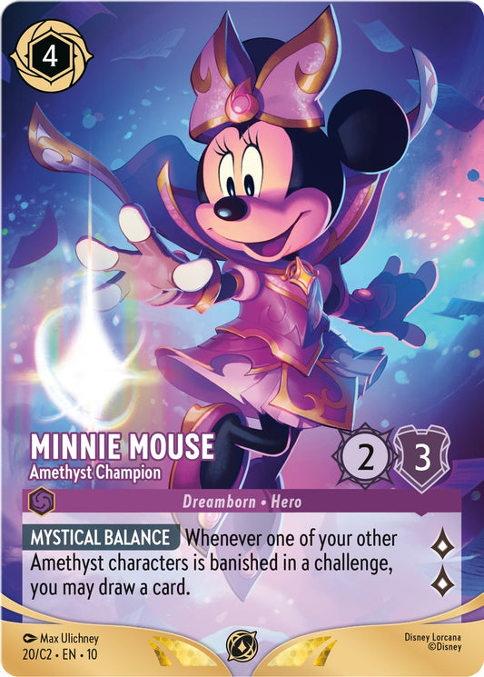 Minnie Mouse - Amethyst Champion - Disney Lorcana Promo Cards