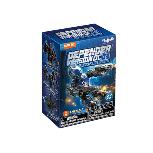 DC Blokees: 2-inch Defender Model Kit- Arkham- Chaos Prologue Display (12 Blind Boxes)