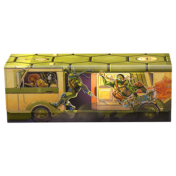 Deck Case: Arkhive 400+ Standard Size Xenoskin MTG- Teenage Mutant Ninja Turtles Turtles Van