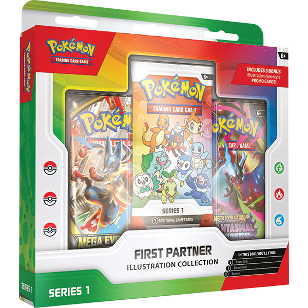 Pokemon TCG: First Partner- Illustration Collection Case (Series 1)