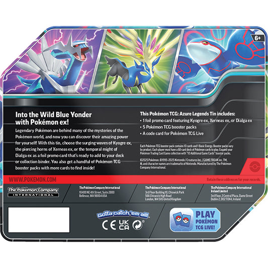 Pokémon TCG: Azure Legends Tin [Random]