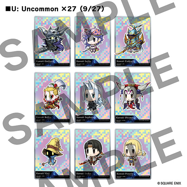 Square Enix Gallery Cards: Vol. 01- Final Fantasy 40th Anniversary Collection Booster Display (10 Packs)