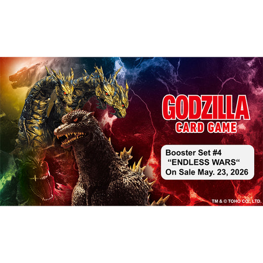 Godzilla Card Game: Booster Set #4 Endless Wars Booster Display