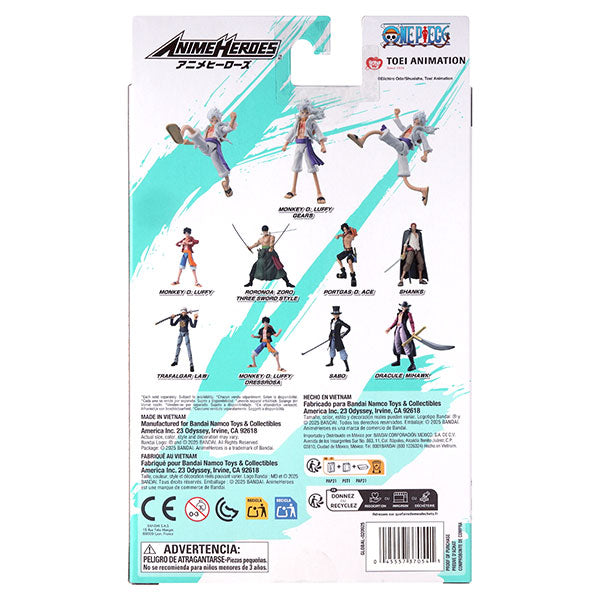 One Piece Figure: Anime Heroes- Monkey D. Luffy, Gear 5